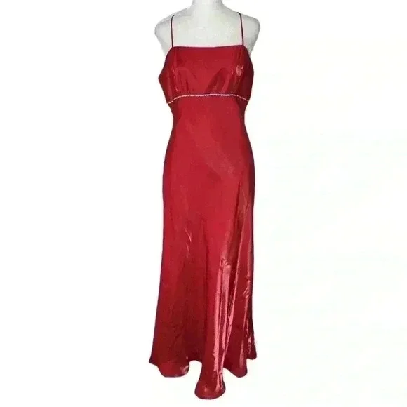 90s empire waist prom dress 90s Empire Waist Slip Dress Sleeveless Prom Dresses Bridesmaid Wedding  Vintage Sewing Pattern McCalls 8682 32 34 36
